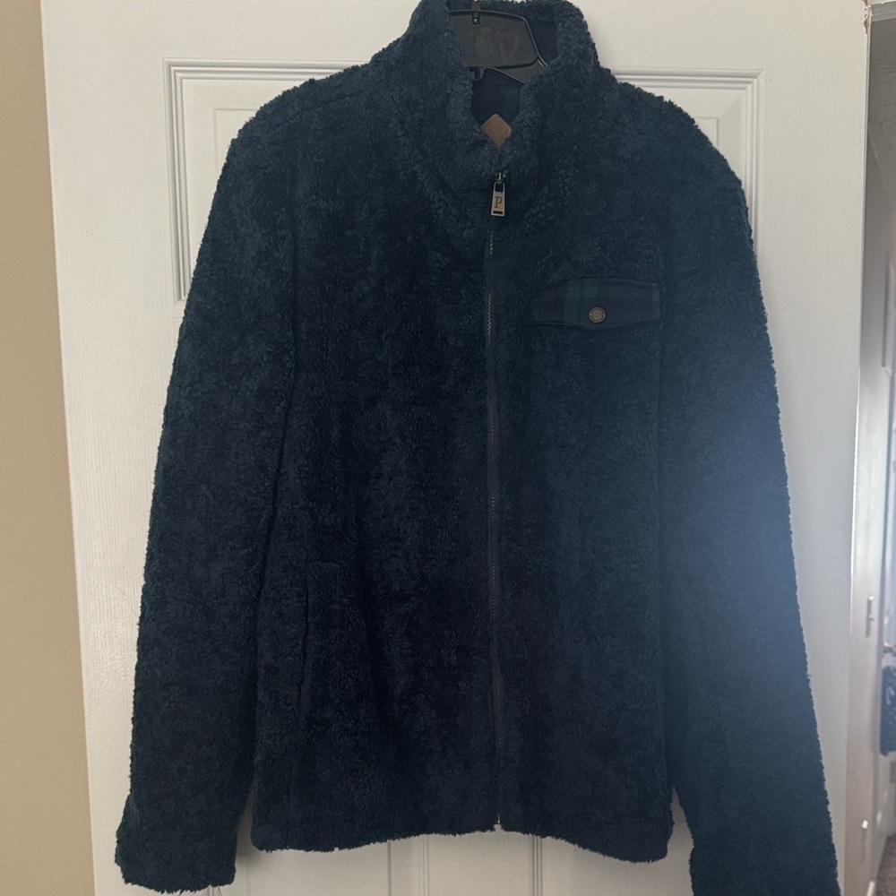 Cozy Navy Pendleton Fleece Jacket